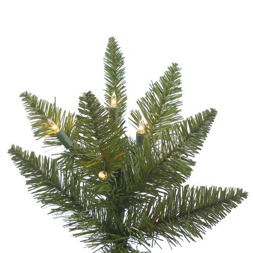  Vickerman Pre-Lit 6.5 Slim Durango Spruce Artificial Christmas Tree Dura-Lit, Clear Lights