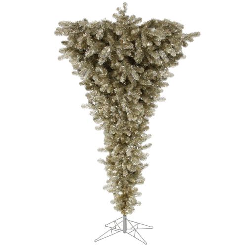  Vickerman 30655 - 9 x 78 Champagne Upside Down Christmas Tree (A107780)