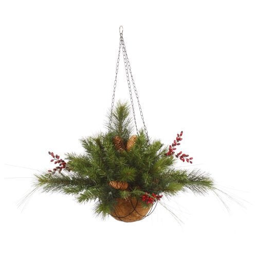  Vickerman 12x 20 Mixed Berry Cone Hanging Basket 61 Tips