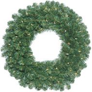 Vickerman 48 Oregon Fir Artificial Christmas Wreath with 150 Clear Lights