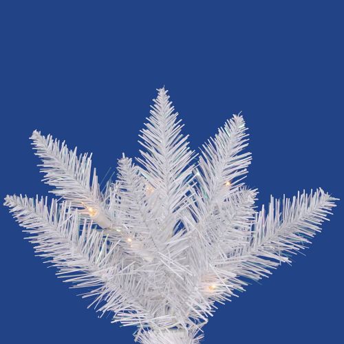  Vickerman 30 White Spruce Wreath Dura-Lit 50CL