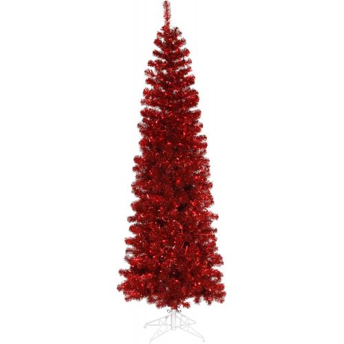  Vickerman Red Pencil Christmas Tree
