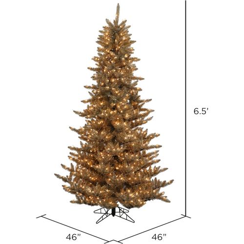  Vickerman Antique Champagne Fir Christmas Tree