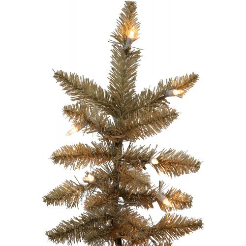  Vickerman Antique Champagne Fir Christmas Tree