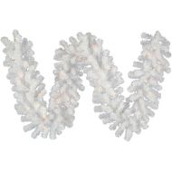 Vickerman A805817LED Crystal Garland with 100LED, 9 x 16, White