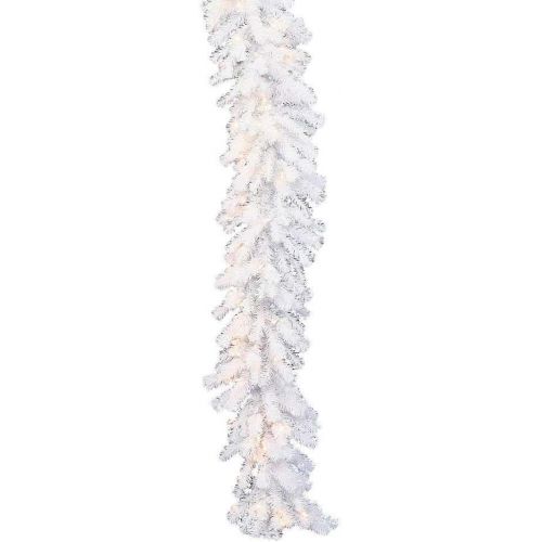  Vickerman A805817LED Crystal Garland with 100LED, 9 x 16, White