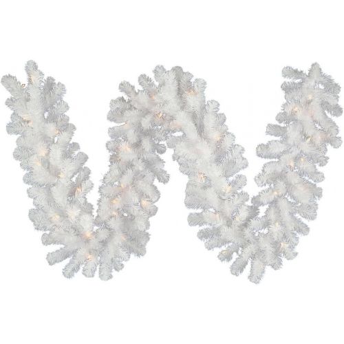  Vickerman A805817LED Crystal Garland with 100LED, 9 x 16, White