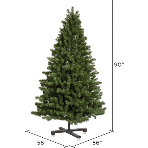  Vickerman G125175 Unlit Med Grand Teton Artificial Christmas Tree, 7.5 x 56