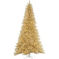 Vickerman WhiteGold Tinsel Christmas Tree