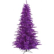 Vickerman Fir Tree with 234 PVC Tips & 100 Dura-lit Style Lights on Wire, 3, Purple