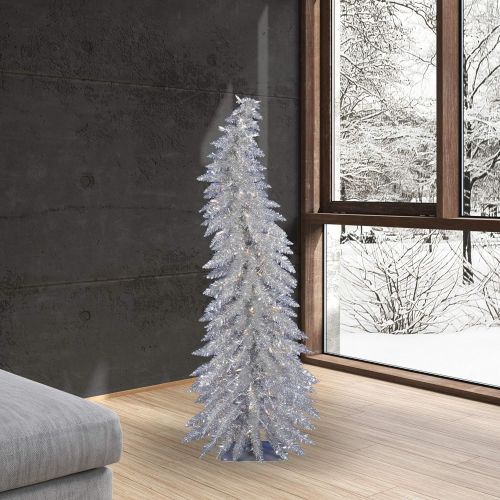  Vickerman Silver Whimsical Christmas Tree