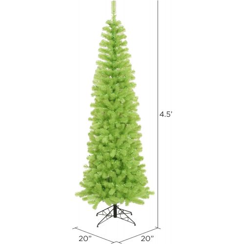  Vickerman Lime Green Pencil Christmas Tree