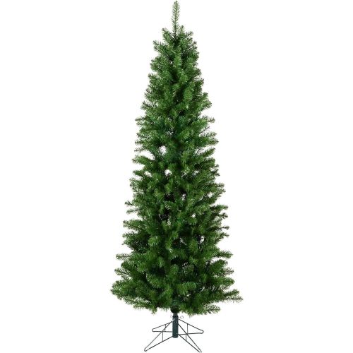  Vickerman Salem Pencil Pine Tree with 679 Tips, 7.5-Feet by 36-Inch