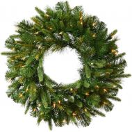 Vickerman 72 Cashmere Wreath with 400 Warm White LED lights