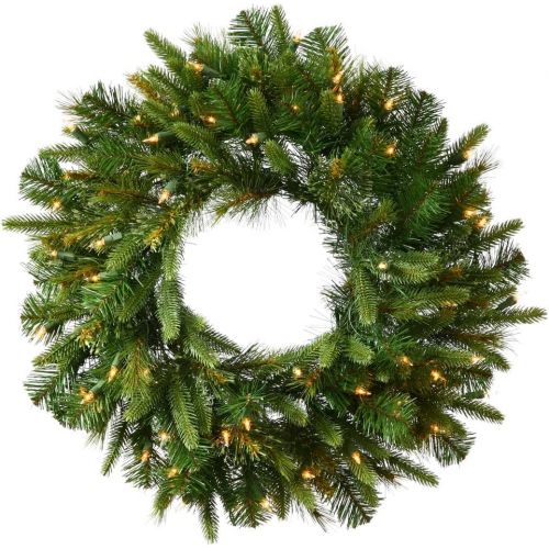 Vickerman 72 Cashmere Wreath with 400 Warm White LED lights