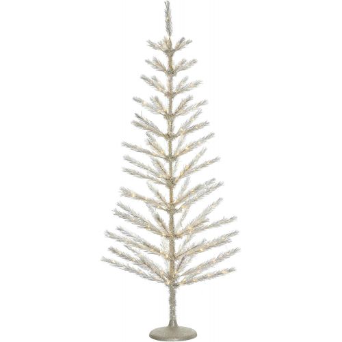  Vickerman Champagne Feather Christmas Tree