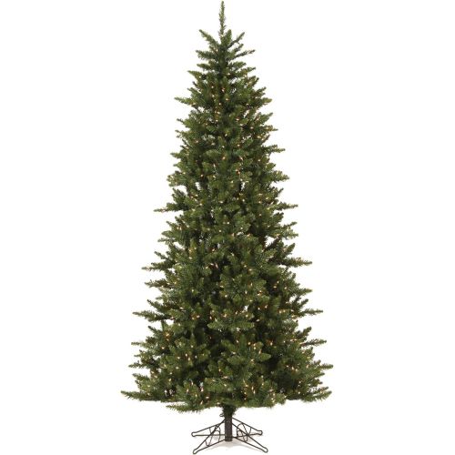  Vickerman 85 Camdon Fir Slim Artificial Christmas Tree with 800 Clear Lights