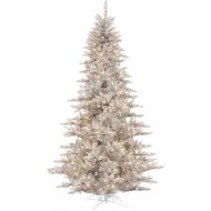 Vickerman Fir Tree with 234 PVC Tips & 100 Dura-lit Style Lights on Grey Wire, 3, ClearSilver