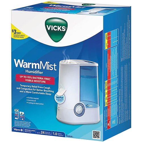 빅스 Vicks Warm Moisture Humidifier, V750