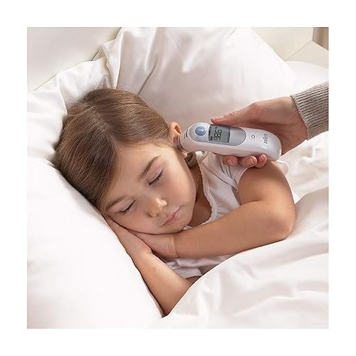 빅스 Braun Digital Ear Thermometer for Babies, Kids, Toddlers and Adults, ThermoScan 5 IRT6500, Display is Digital and Accurate, Thermometer for Precise Fever Tracking at Home