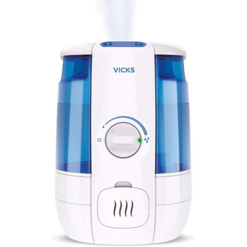빅스 Vicks Ultrasonic CoolRelief Filter Free Humidifier with VapoSteam