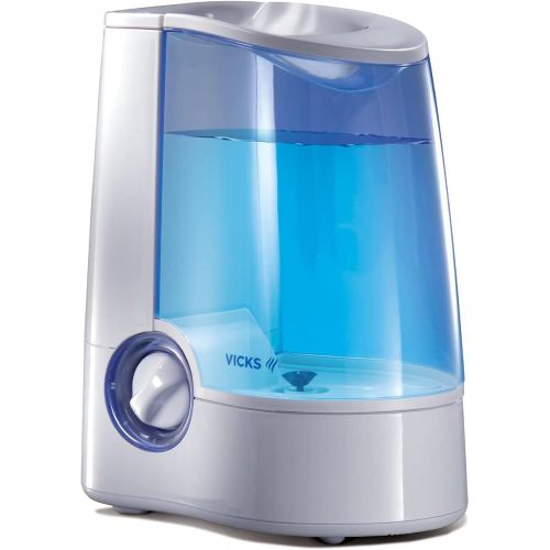 빅스 [아마존베스트]Vicks Warm Mist Humidifier, Small to Medium Rooms, 1 Gallon Tank  Filter Free Warm Mist Humidifier for Baby and Kids Rooms, Bedrooms and More, Works With Vicks VapoSteam