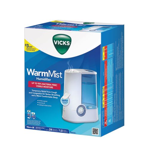 빅스 Vicks Warm Mist Humidifier with Auto Shut-Off