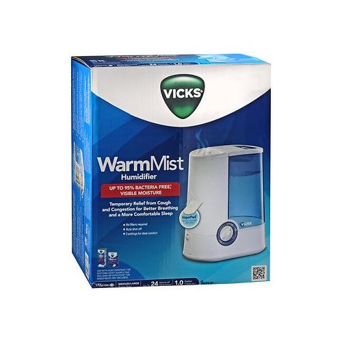 빅스 Vicks Warm Mist Humidifier V750 White, Pack of 6