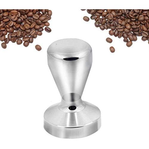  Vicloon Kaffee Tamper, 51mm Base Edelstahl Espresso Tamper mit Silikonmatte 58mm, fuer 51mm Siebtrager, Solid Heavy, Barista Style