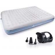 [아마존핫딜][아마존 핫딜] Vicooda VICOODA Queen Air Mattress, Air Bed for Camping and Home Use, No Leak, Inflatable Queen Airbed Blow up Guest Bed Camping Tent Mattress Pillow Rest Raised Airbed w/Built-in Electric