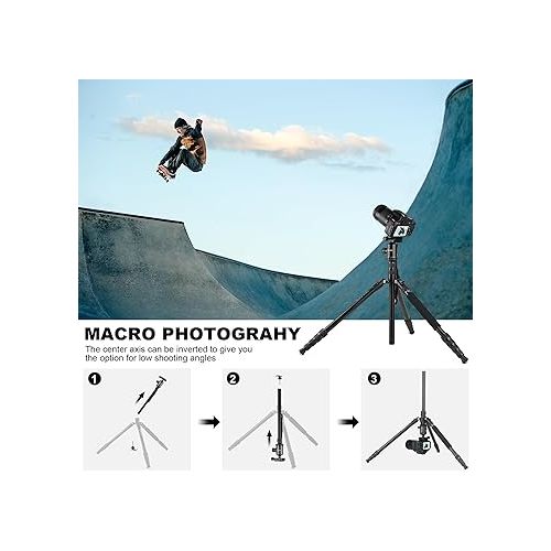  80/85 inches Heavy Duty Tripod for Camera and Phone, 85