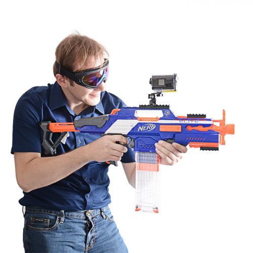  Victool Nerf auf Picatinny Gun Schiene Adapter + Bullet Schultergurt + Bullet Armband fuer Nerf