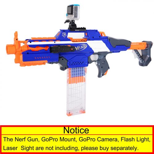  Victool Nerf auf Picatinny Gun Schiene Adapter + Bullet Schultergurt + Bullet Armband fuer Nerf