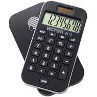 [아마존베스트]Victor 900 8-Digit Standard Function Calculator with Hard Protective Cover, Solar and Battery LCD Display, Small Pocket Calculator for Students and Professionals, Black