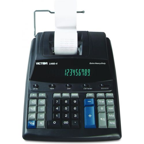  [아마존베스트]Victor 1460-4 12 Digit Extra Heavy Duty Commercial Printing Calculator