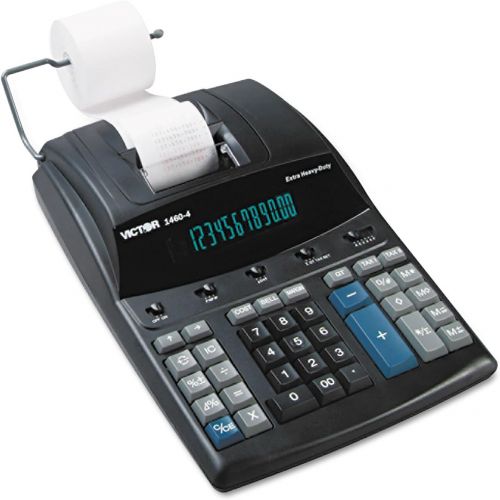  Victor 1460-4 12 Digit Extra Heavy Duty Commercial Printing Calculator