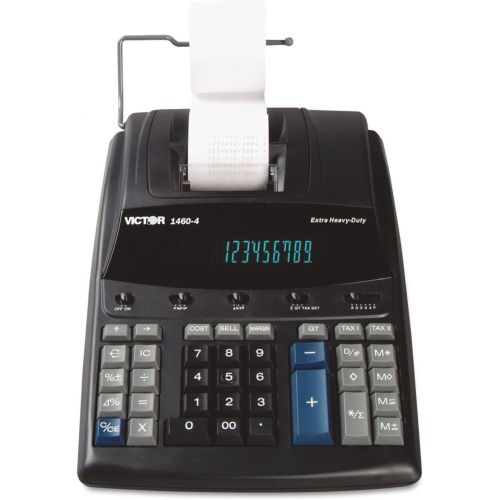  Victor 1460-4 12 Digit Extra Heavy Duty Commercial Printing Calculator