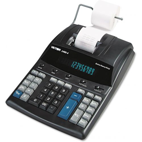  Victor 1460-4 12 Digit Extra Heavy Duty Commercial Printing Calculator