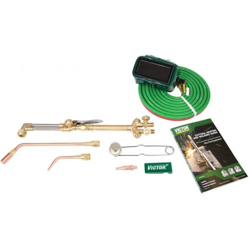  Victor Torch Kit Cutting Outfit CA1350 100FC, 4-MFA-1, 0-W-1 Brazing, 0-3-101, 12.5 Hose