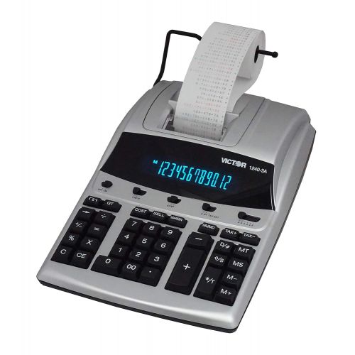  Victor 1240-3A 12 Digit Heavy Duty Commercial Printing Calculator