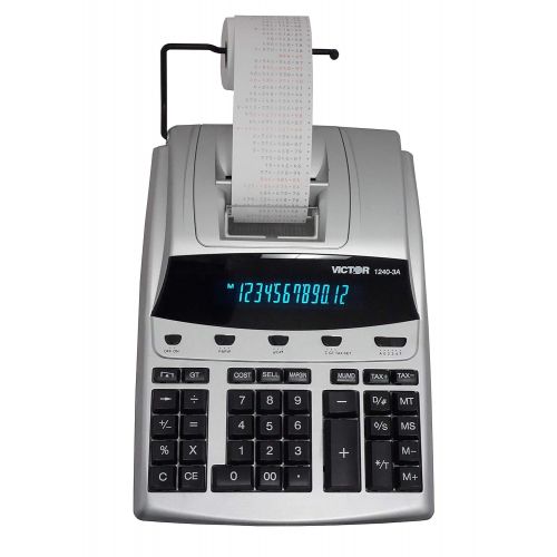  Victor 1240-3A 12 Digit Heavy Duty Commercial Printing Calculator