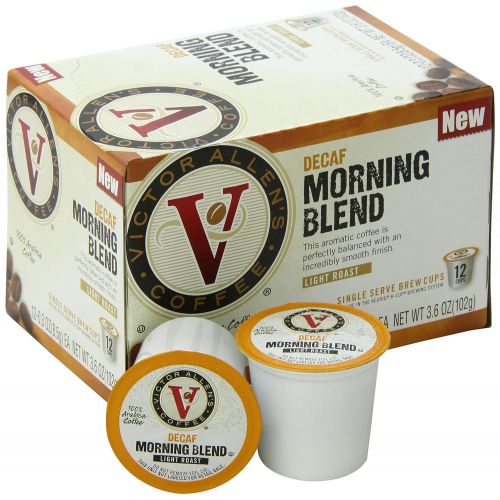  Victor Allen Coffee, Decaf Morning Blend, 12 Count (Pack of 6)