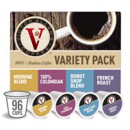 Donut Shop, Morning Blend, 100% Colombian, and French Roast Variety Pack for K-Cup, Keurig 2.0 Brewers, 96 Count Victor Allen’s Coffee Single Serve Coffee Pods