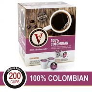 100% Colombian for K-Cup Keurig 2.0 Brewers, 200 Count Victor Allen’s Coffee Medium Roast Single Serve Coffee Pods