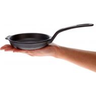 Victoria Mini Skillet Cast Iron Small Frying Pan Seasoned with 100% Kosher Certified Non-GMO Flaxseed Oil, 4.8, Black