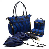 Victoria Peak Breast Pump Bag Tote for Work - Insulated Pocket and Padded Laptop Sleeve | Real Leather Straps...