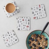 /Victoriaeggs Simply London Coaster - Set of 4