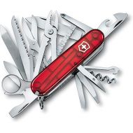 Victorinox Swiss Army Multi-Tool, SwissChamp XLT Pocket Knife, Ruby