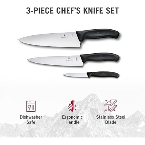  Victorinox Swiss Classic 3-Piece Chef's Set