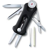 Victorinox 0.7052.3 Golf Tool, Black, Golf Fork, Ball Marker with Marker, Repair Tool, Equipped with Removable Ball Marker, Swiss Sports Tool with 10 Functions